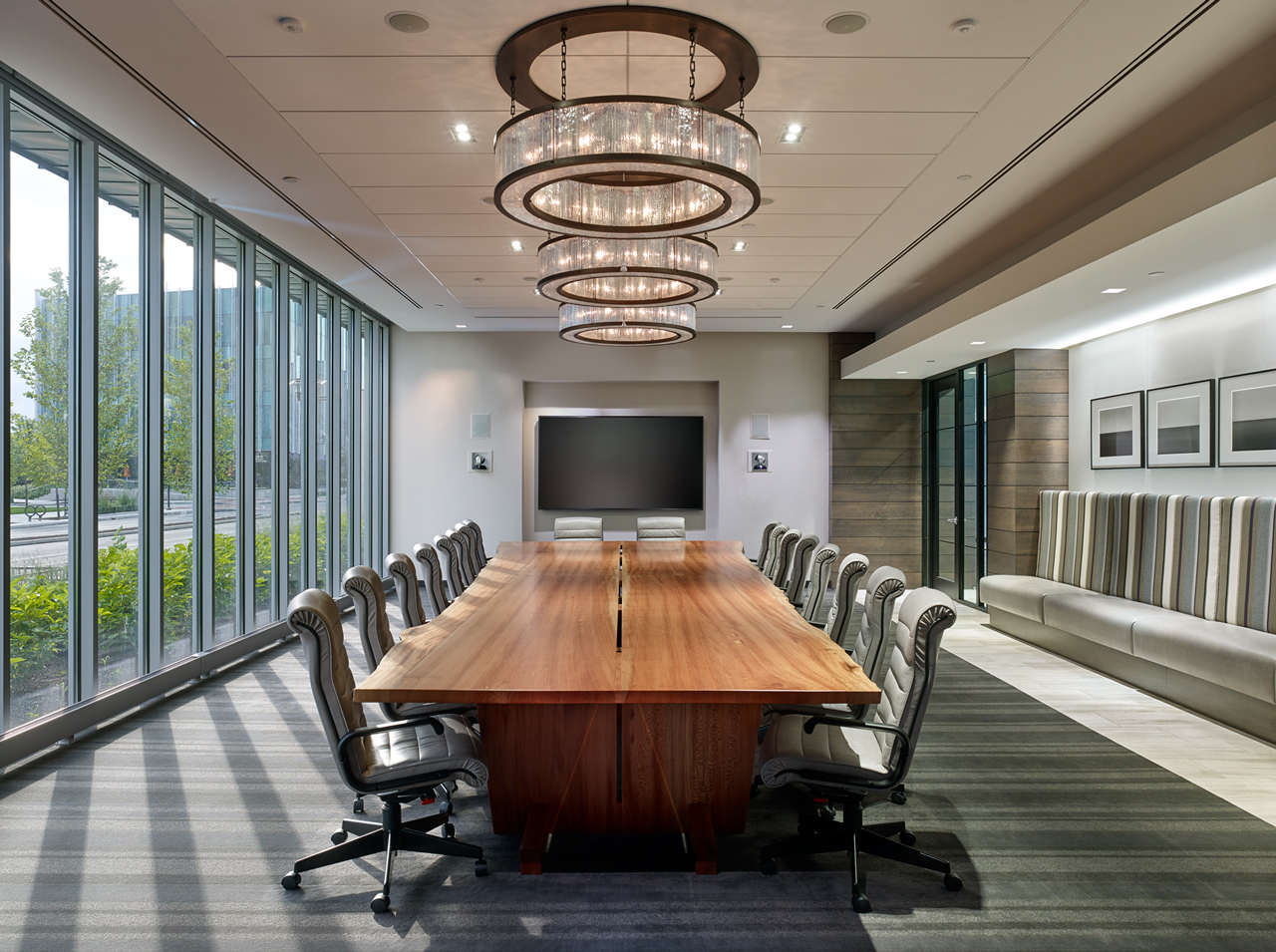 Curly French Sycamore Board Room Table