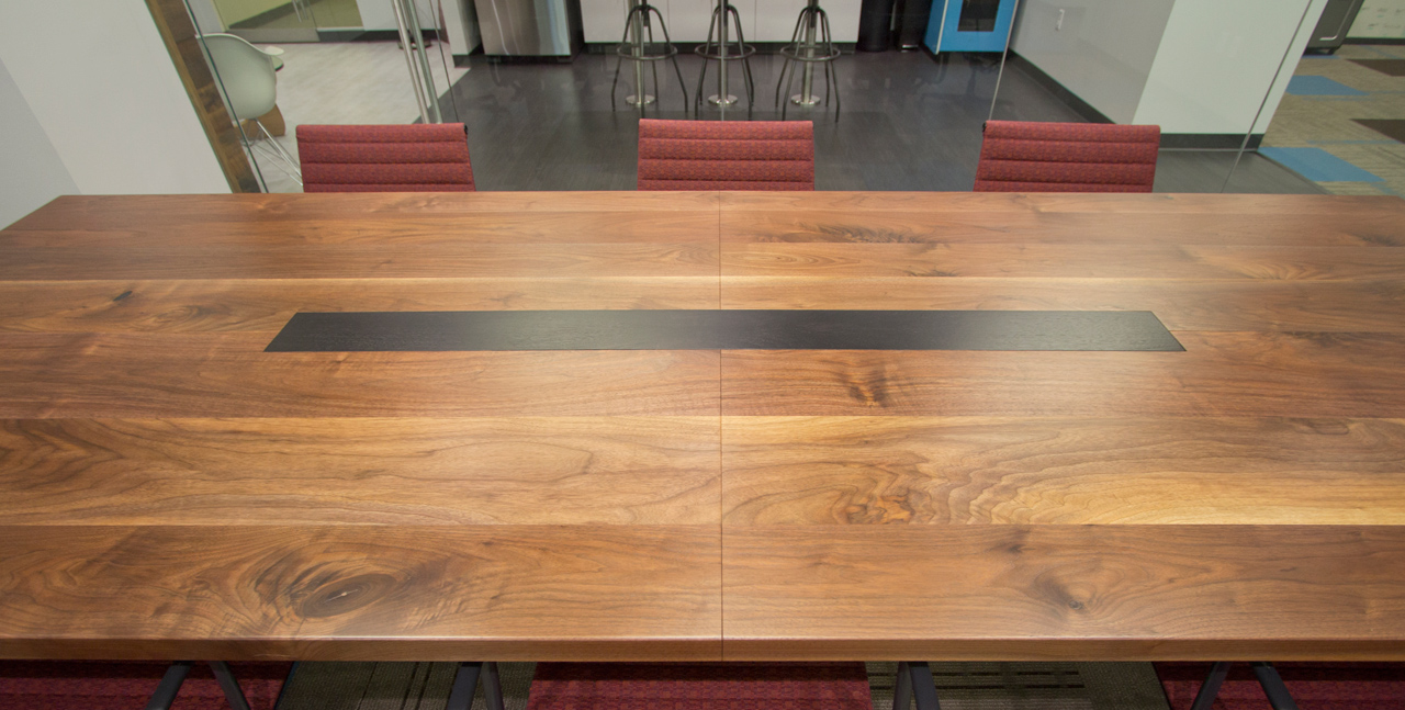 Black Walnut Conference Table at Mission Staff by RSTco.