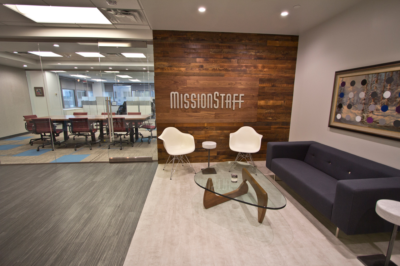 Black Walnut Conference Table at Mission Staff by RSTco.
