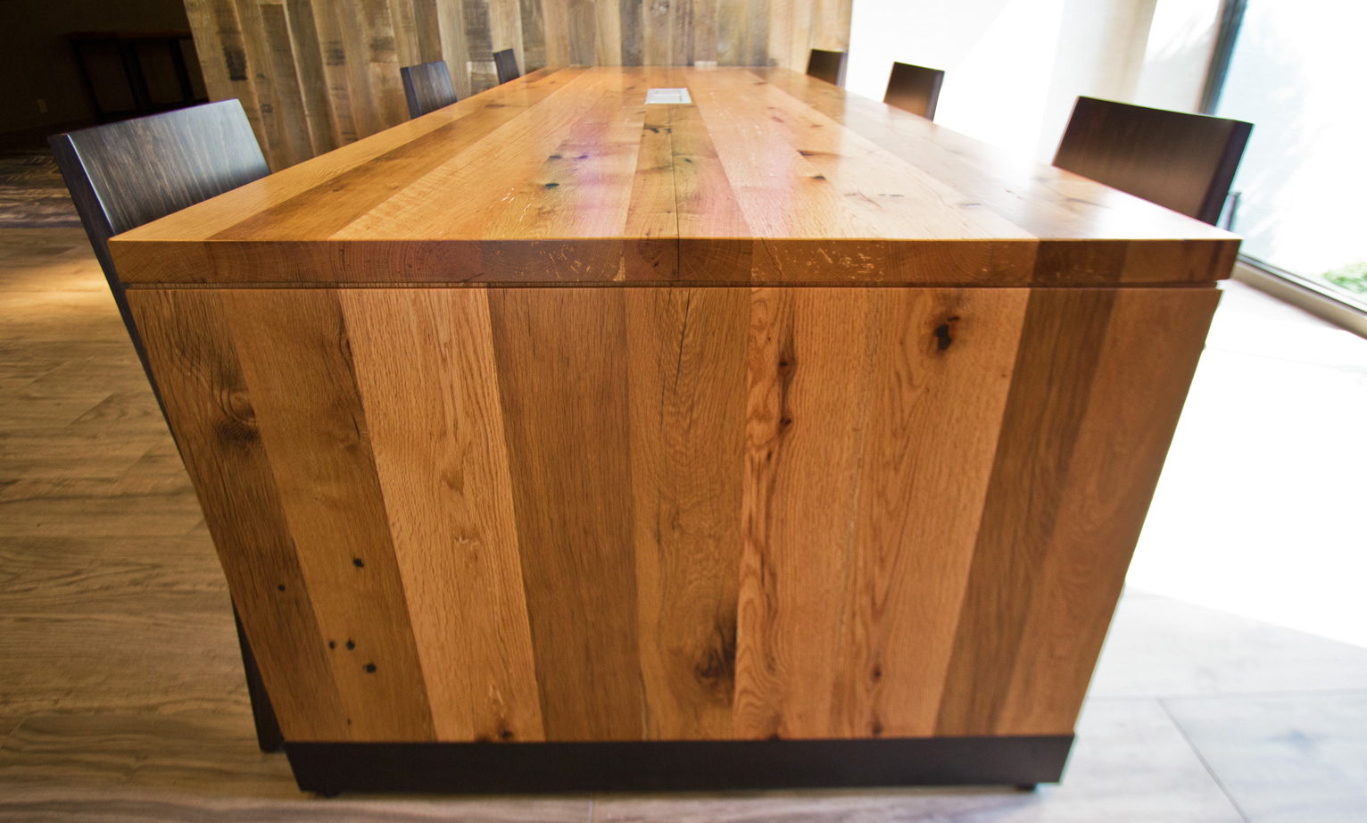 Antique Reclaimed Oak Top Table