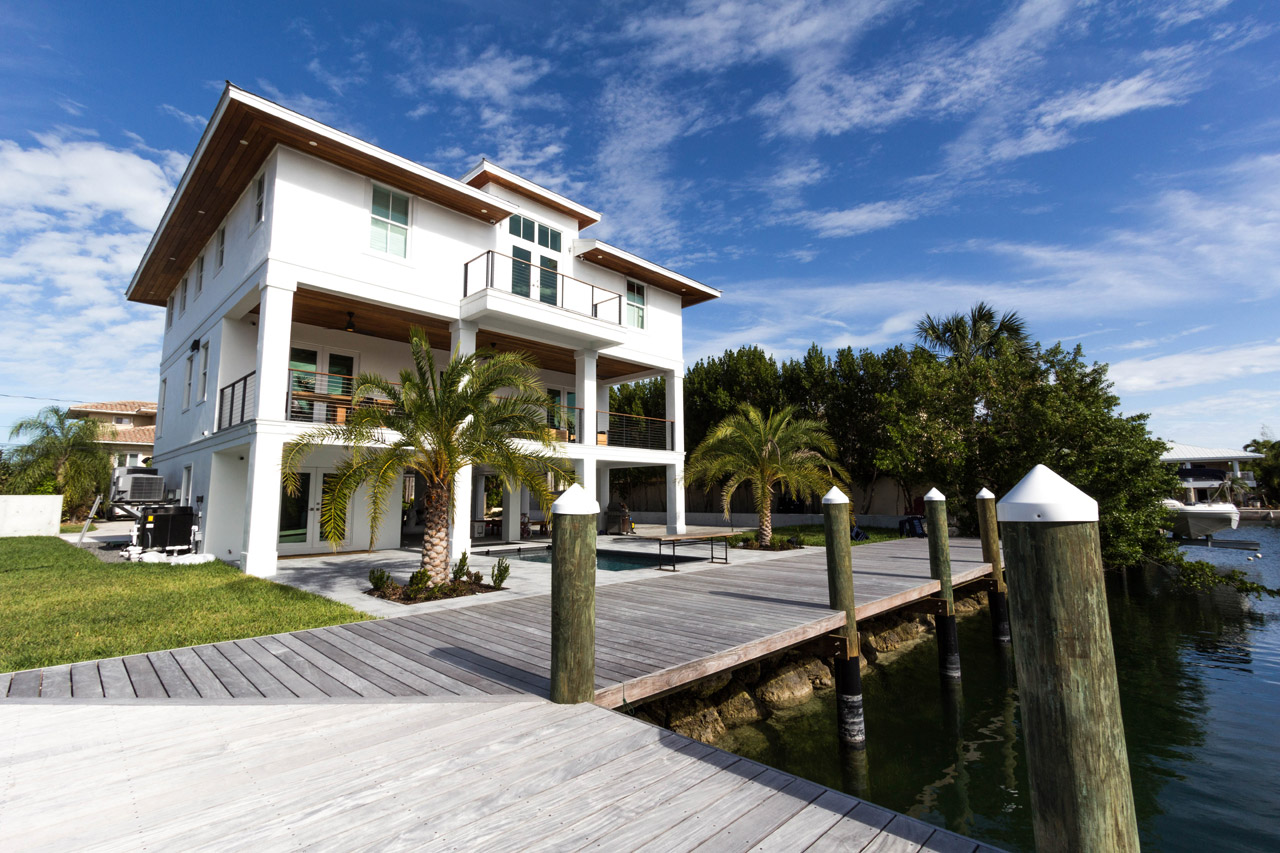 A Key West residence used reSAWN's NEWPORT