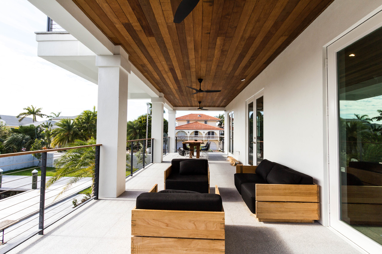 A Key West residence used reSAWN's NEWPORT