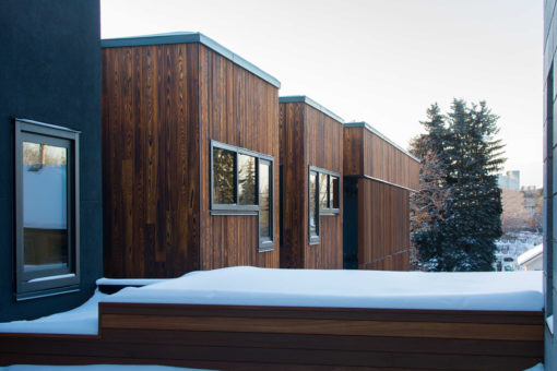 TORA shou sugi ban installed in a Canadian private residence