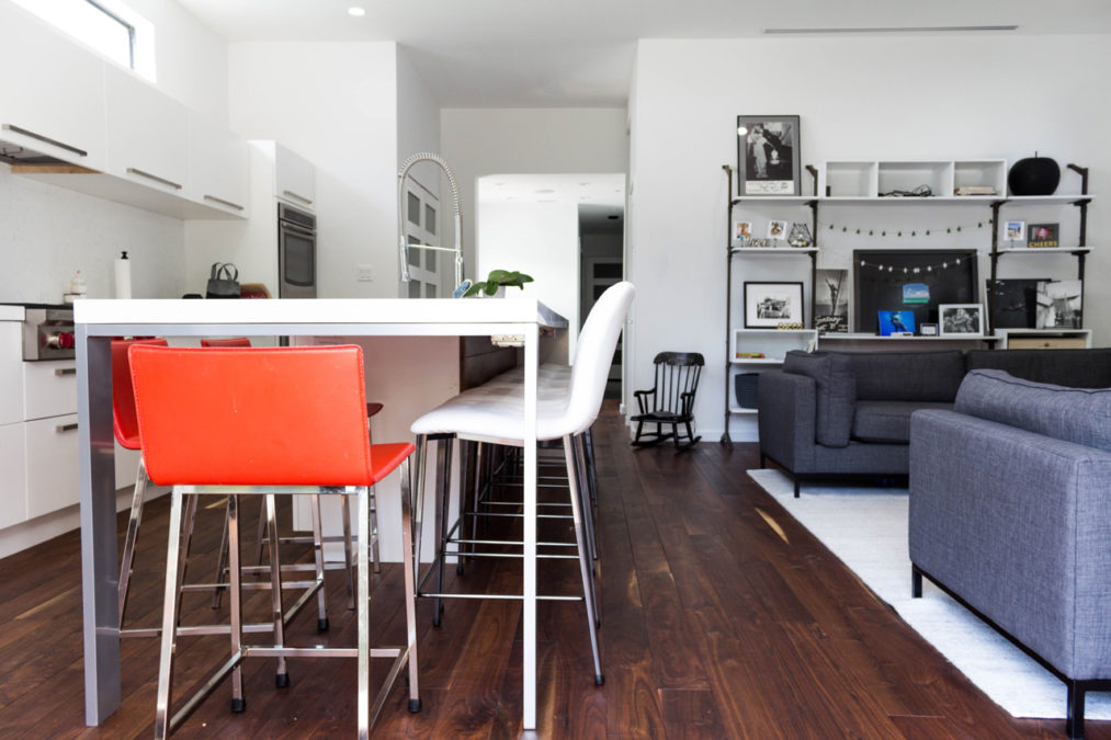 Key West Residence BRIDGEPORT black walnut flooring & stair treads