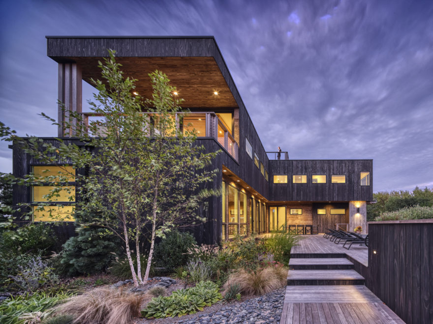 Fire Island Residence UNAGI and TAKEI shou sugi ban and LONGPORT