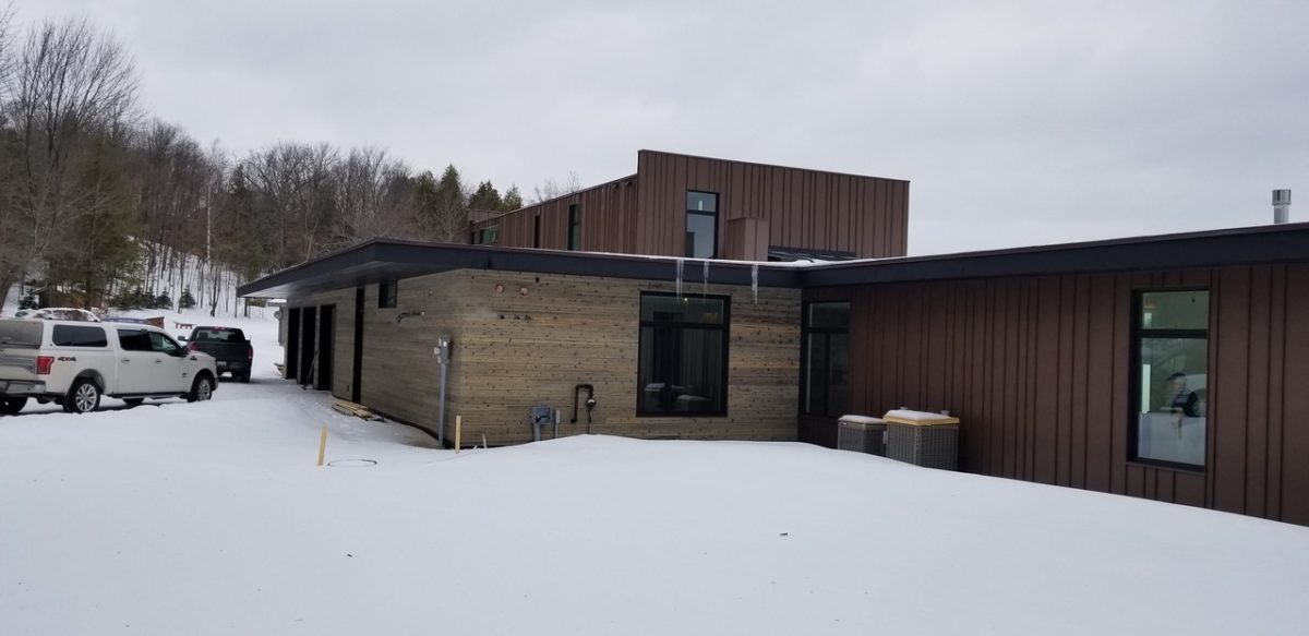 BRIGGS shou sugi ban charred western red cedar at Ontario Residence