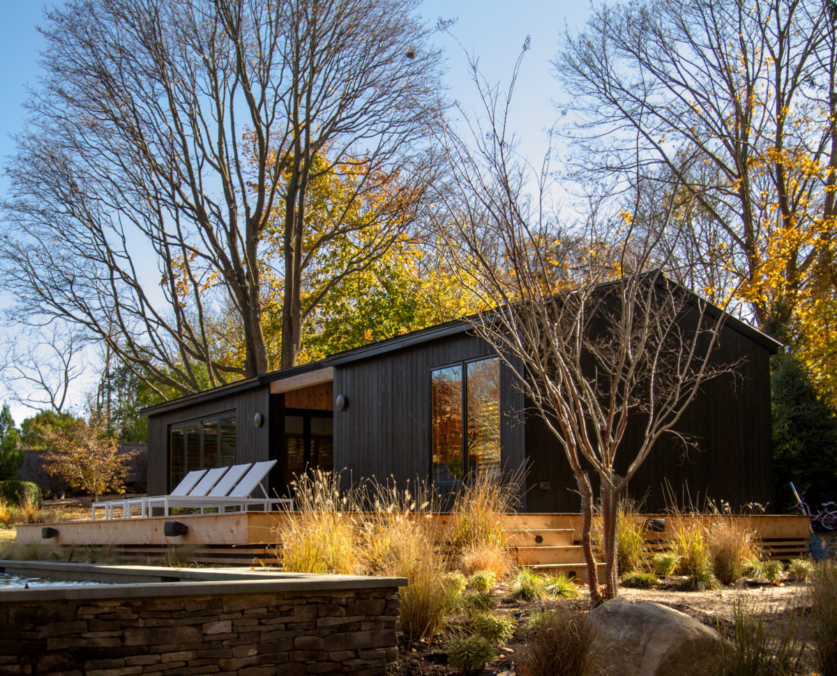 reSAWN TIMBER co. - Wood Roof Cladding - Shelter Island Pool House Monogatari