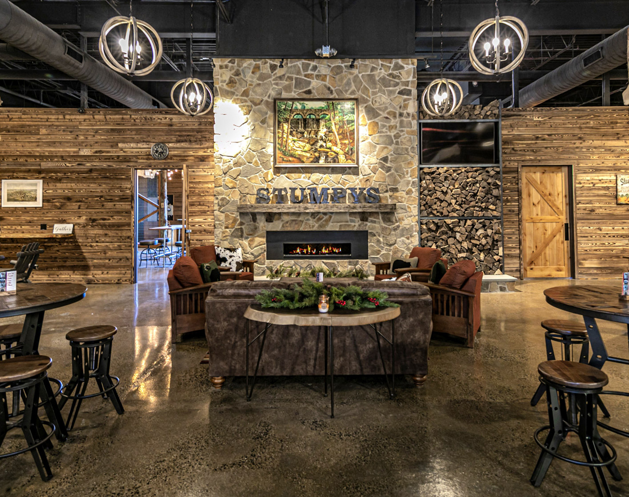 Stumpy's Hatchet House Custom Charred Cypress reSAWN TIMBER co.