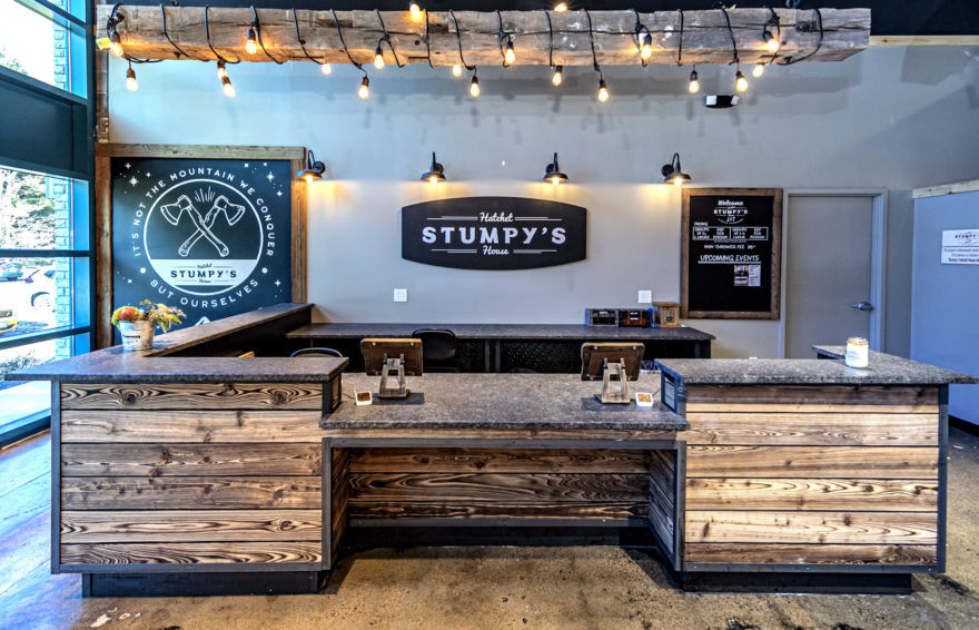 Stumpy's Hatchet House Custom Charred Cypress reSAWN TIMBER co.