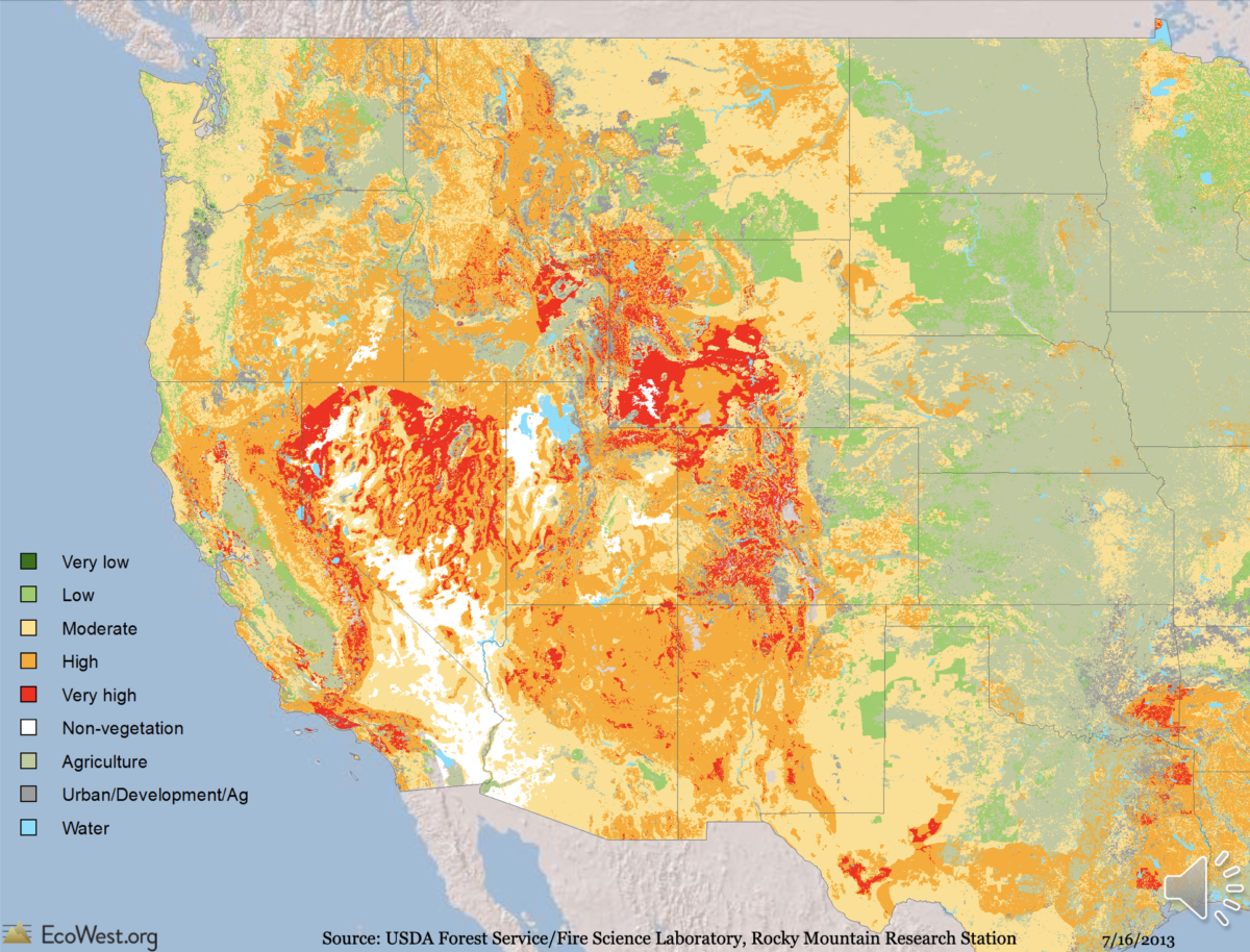 Wildland Urban Interface Zones in the United States
