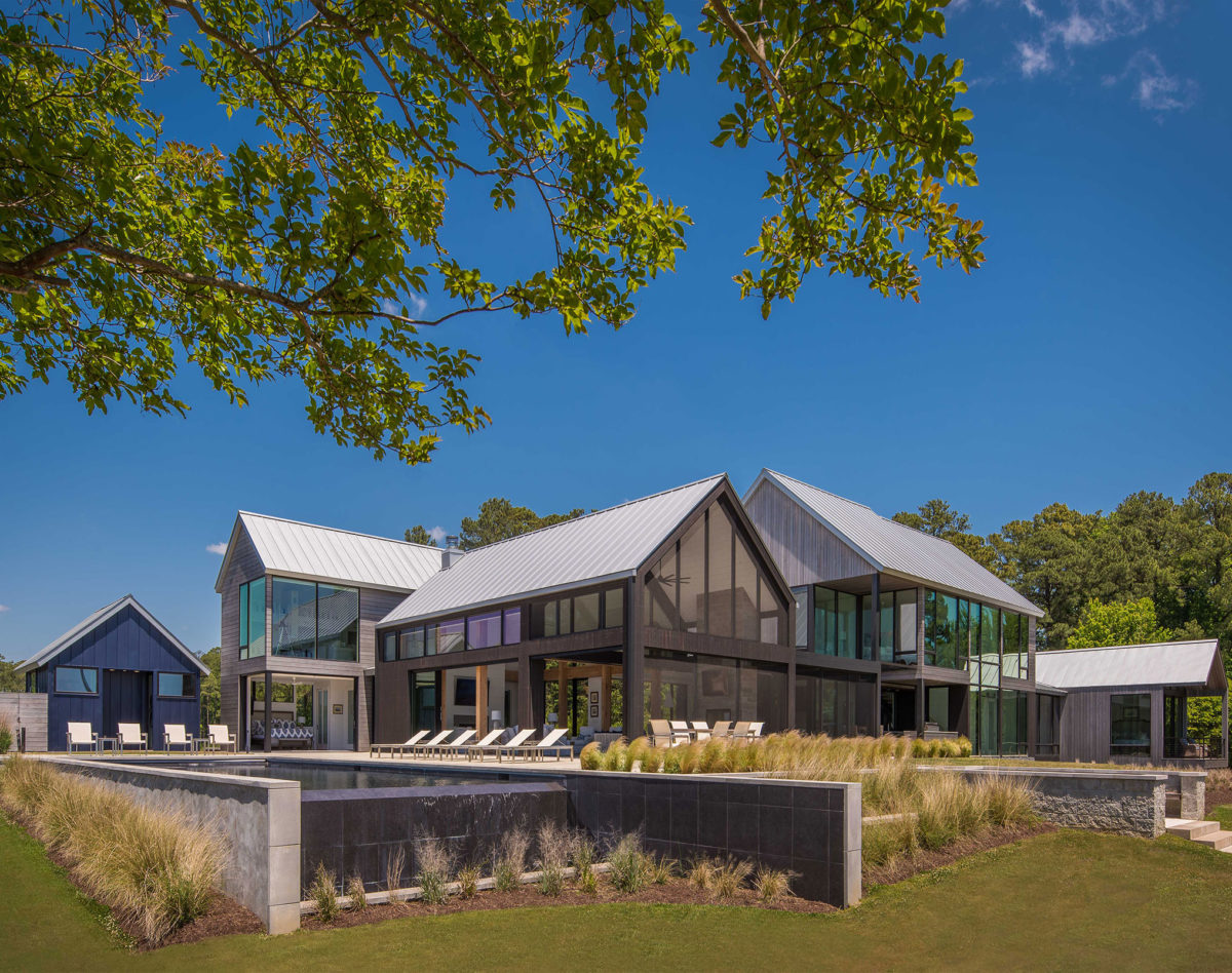 White Stone Residence featuring NIGIRI Accoya Shou Sugi Ban and MONOGATARI 2.0 Shou Sugi Ban Charred Cypress