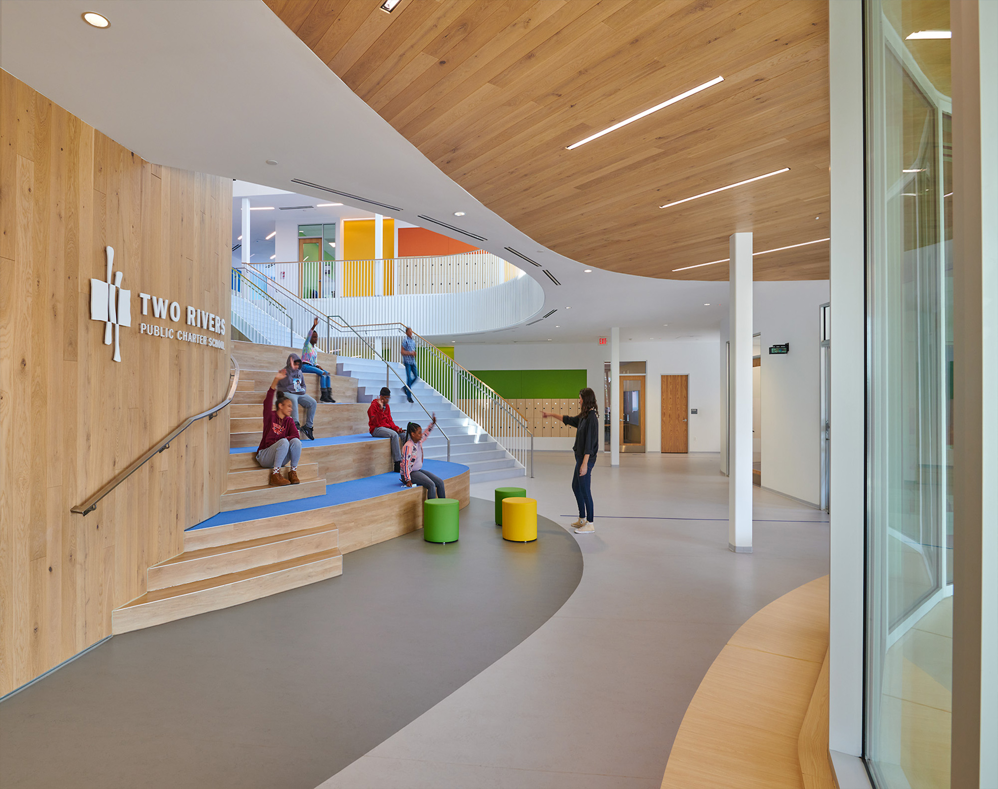 Two-Rivers-Charter-School-featuring-AMITY-European-White-Oak-Interior-Cladding-and-Ceiling-Cladding-and-PALAWAN-Accoya-Soffits-ft-img