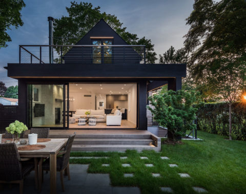 Corwith Residence featuring SVERTE Shou Sugi Ban Charred Kebony exterior siding/cladding