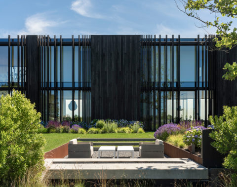 Jule Pond II featuring MONOGATARI 2.0 shou sugi ban charred Cypress exterior cladding