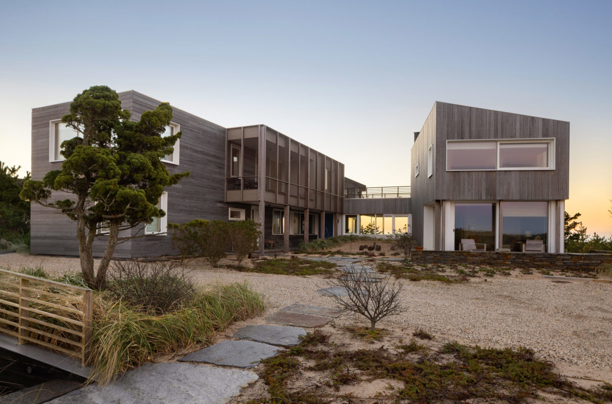 Dune House featuring IRUKA shou sugi ban charred Cypress exterior cladding/siding