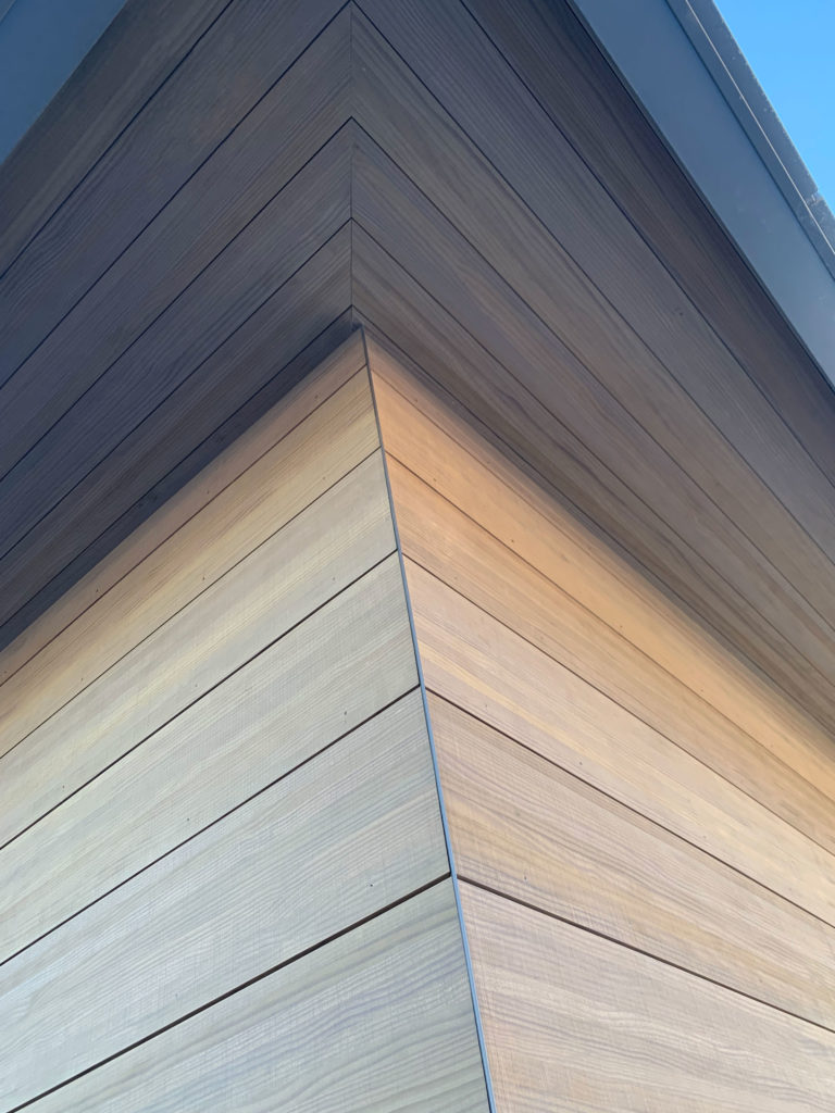 Sleek Mountain Manor :: GRAPHITE Abodo Vulcan Cladding and Soffits ...