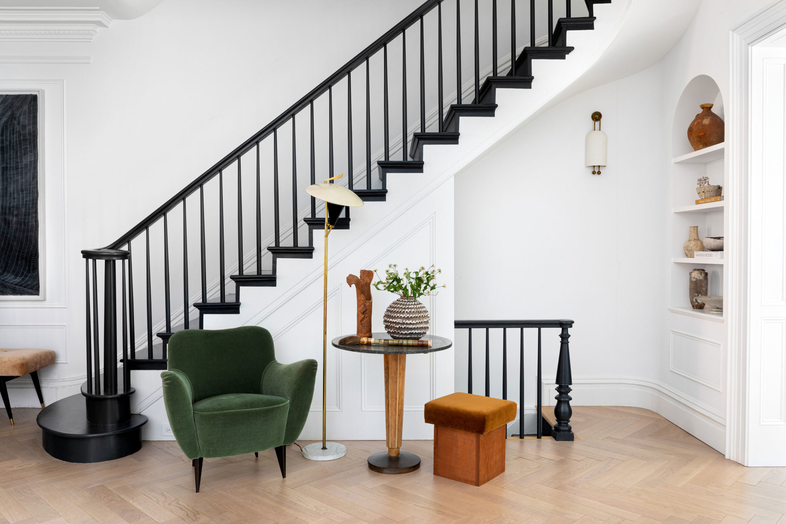 Athena Calderone Townhouse featuring KIP European White Oak flooring by reSAWN TIMBER co.