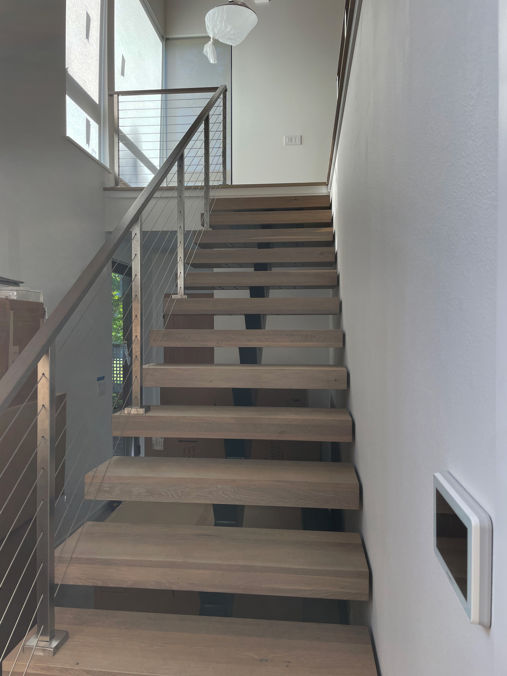 San Juan Island Residence featuring CHEERIO European White Oak Flooring and Stair Treads