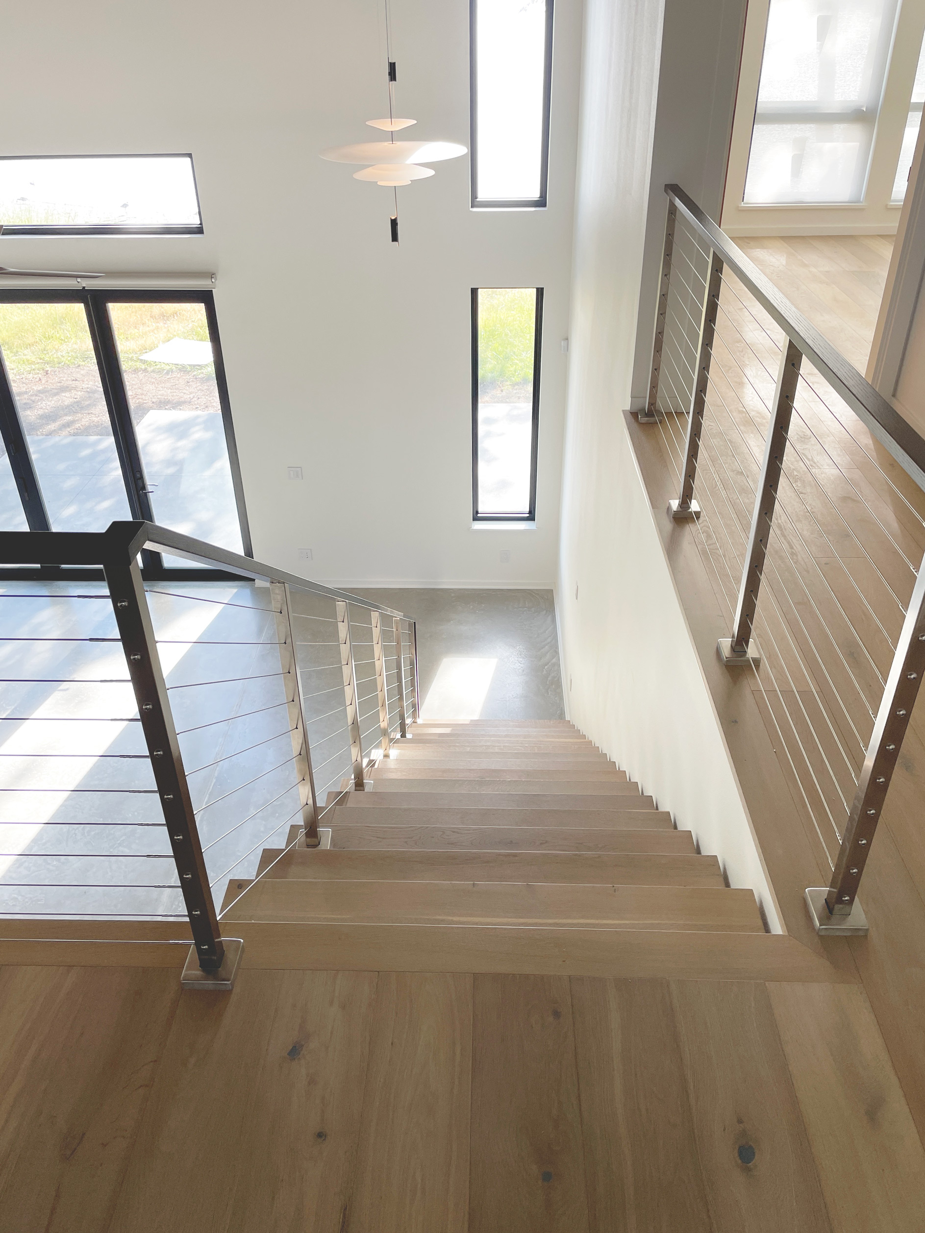 San Juan Island Residence featuring CHEERIO European White Oak Flooring and Stair Treads