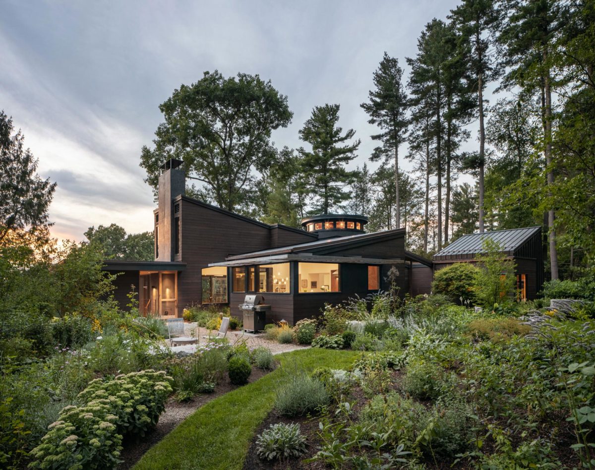 Fairhaven Bay House featuring reSAWN TIMBER co. PONZU Shou Sugi Ban Charred Cypress Exterior Cladding