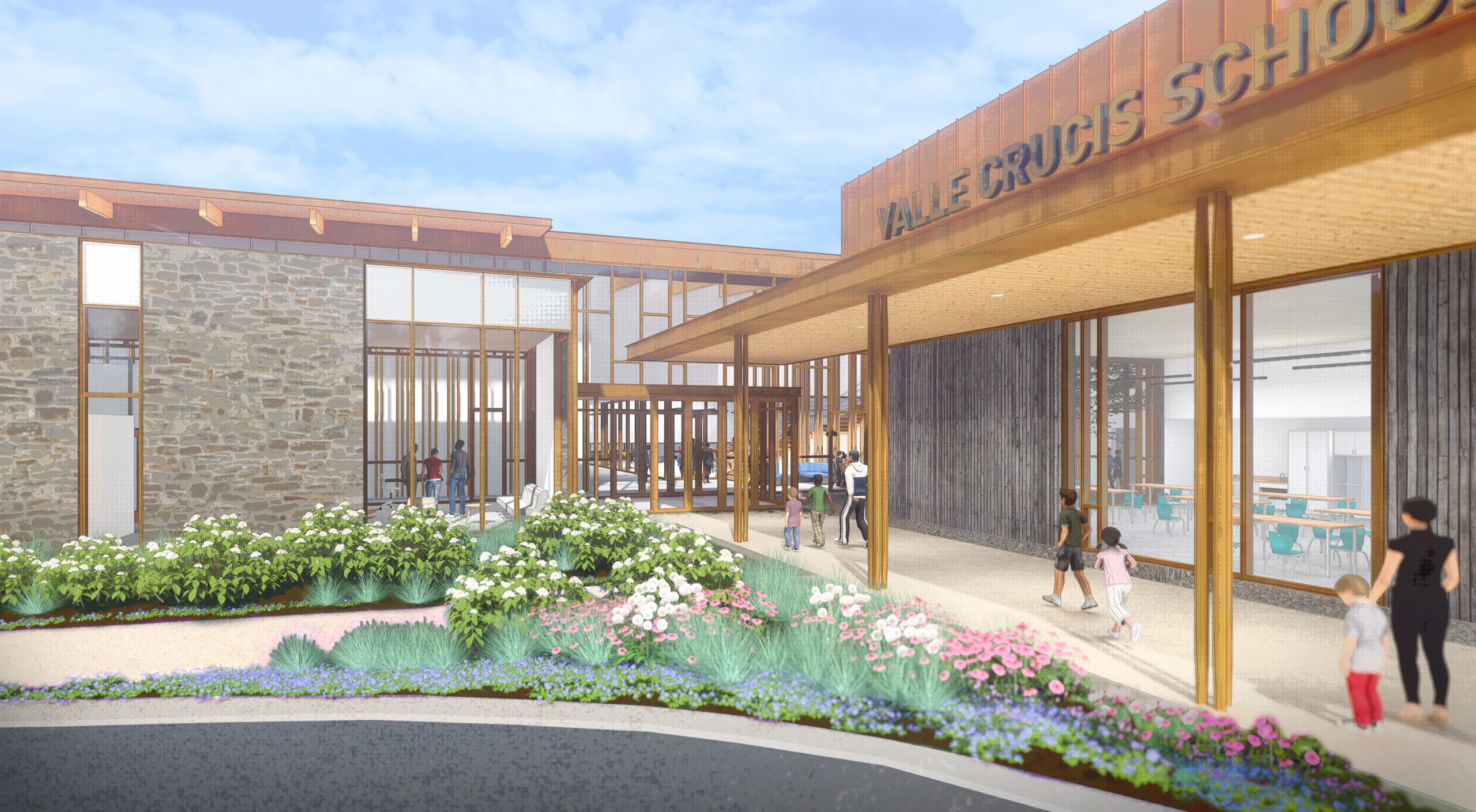 Valle-Crucis-Elementary-School-CUSTOM-Accoya aerial 2