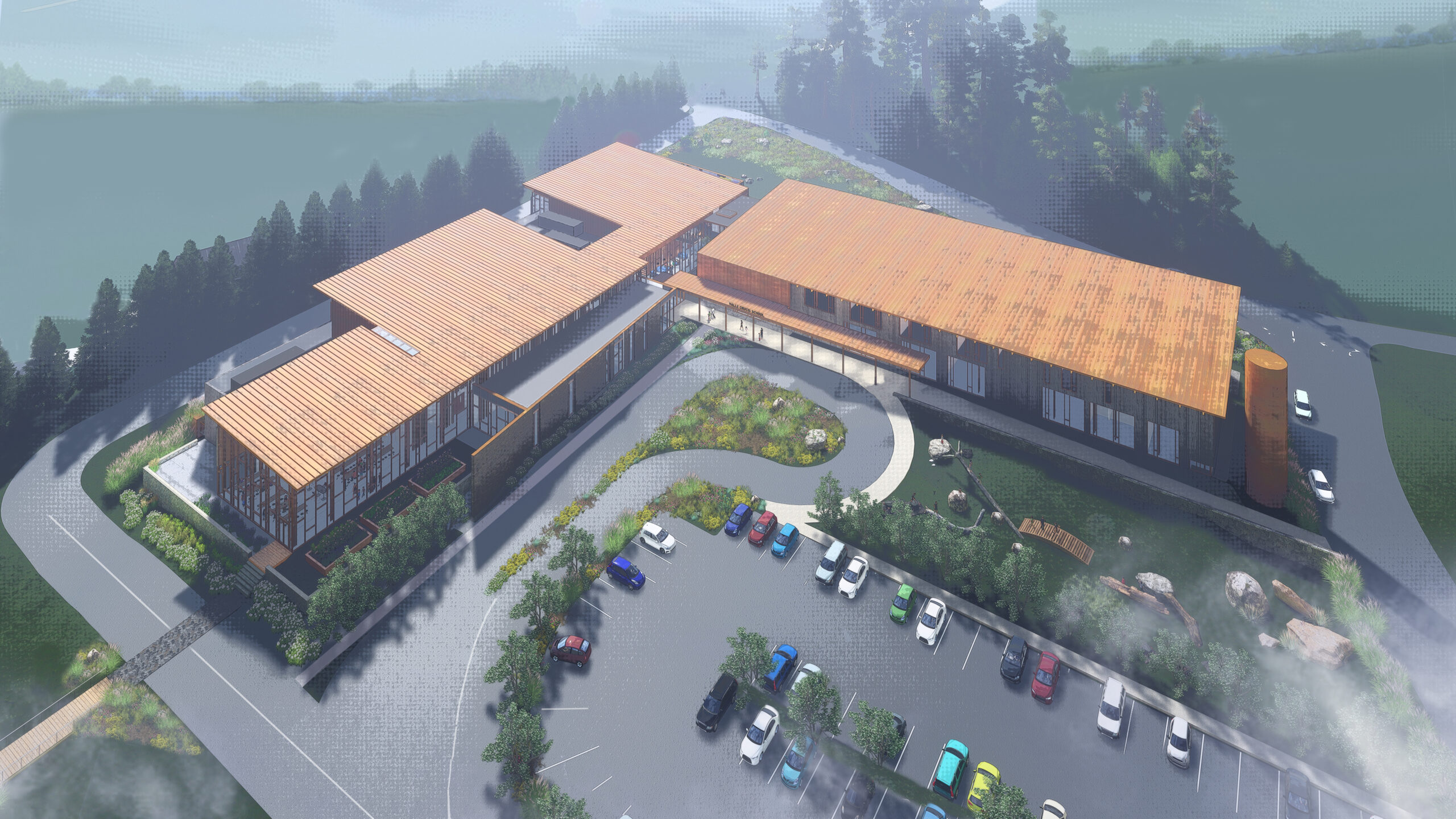 Valle-Crucis-Elementary-School-CUSTOM-Accoya aerial 2