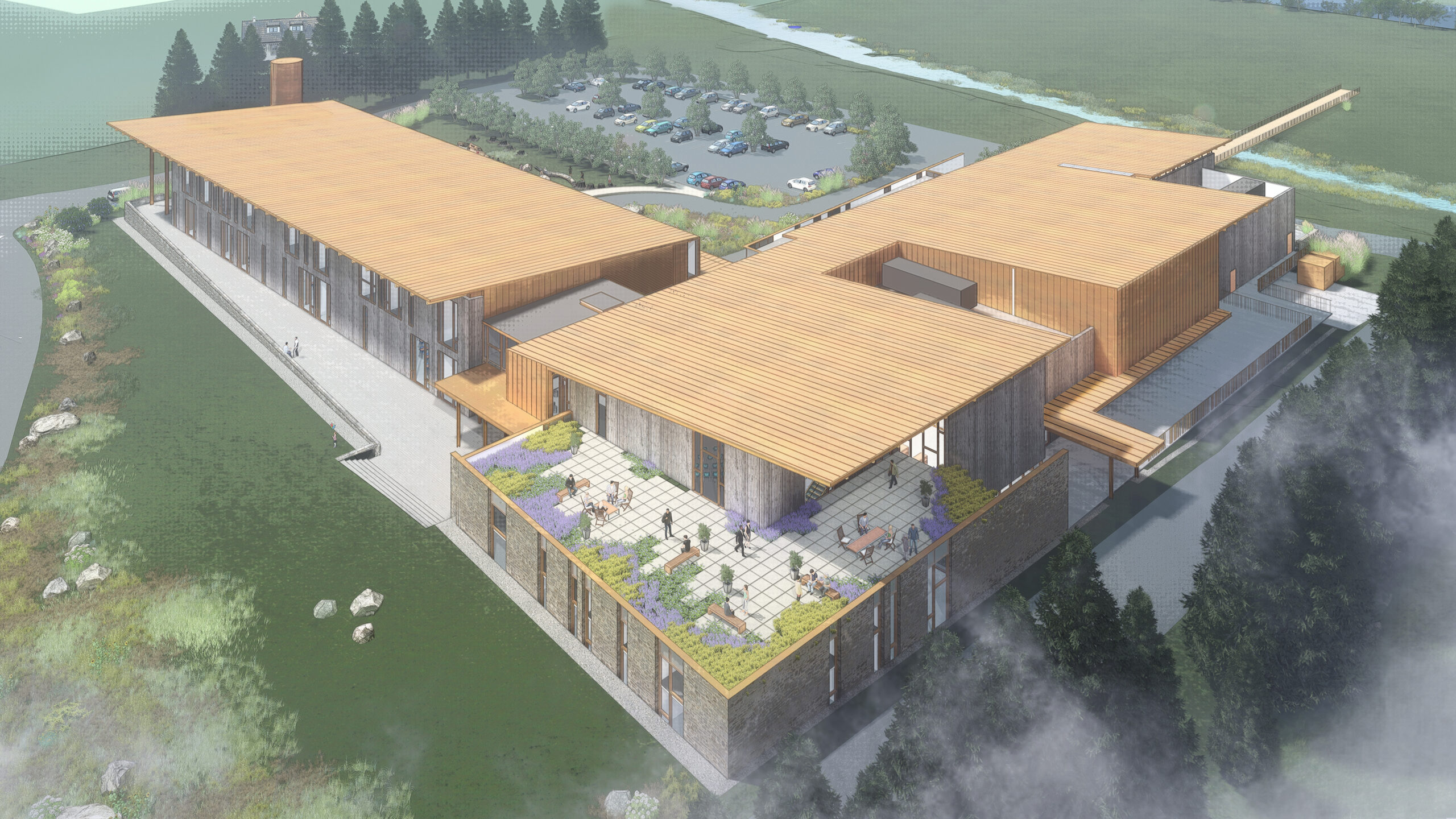 Valle-Crucis-Elementary-School-CUSTOM-Accoya aerial 2