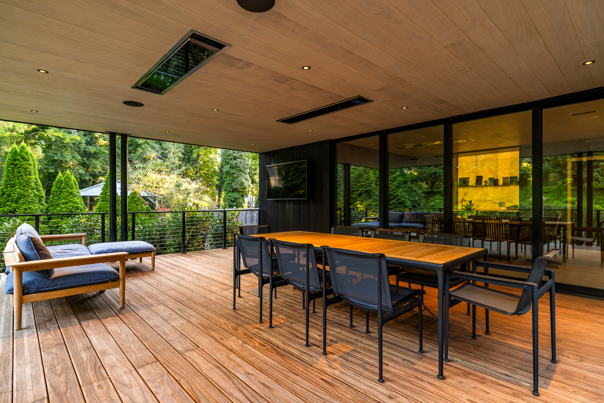 Main Street Contemporary CUSTOM Accoya CLEAR Abodo decking Main Street Contemporary CUSTOM Accoya, CLEAR Abodo decking